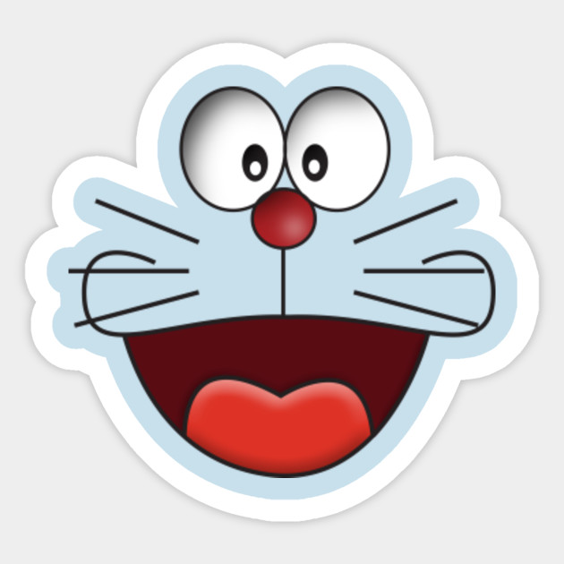  Doraemon Face  Doraemon  Sticker TeePublic